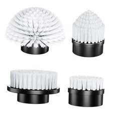 4 Replaceable Brush Heads for  21V Electric Spin Scrubber, Cordless Shower 