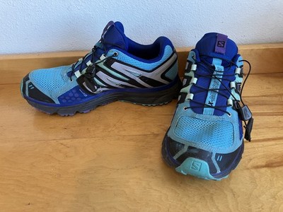 Salomon X Mission 3 Women's Size 8/42 Trail Running Trainer Sneakers Blue Teal