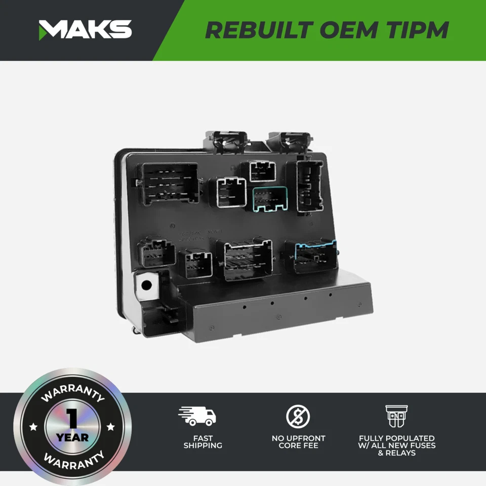 Оригинальная перестроенная коробка предохранителей TIPM 2007–2008 Chrysler Pacifica 05082088 - Изображение 3 из 4