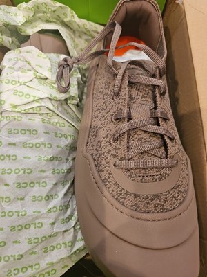 Crocs Echo Surge Truffle Shoes Sz M9/W11 Brown Orange Unisex 210079-0LG NIB