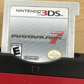 Nintendo 3DS XL Metallic Red Charger Mario Kart 7
