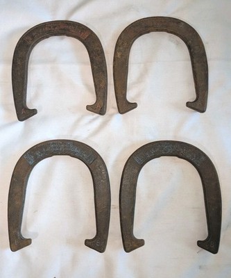 Set Of (4) PROFESSIONAL EAGLE RINGER PITCHING HORSESHOES 2.5 lb  DIAMOND DULUTH 