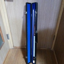 Adam Billiard Cue with Black Hard Case, Wooden Shaft, Metal End Cap - Used