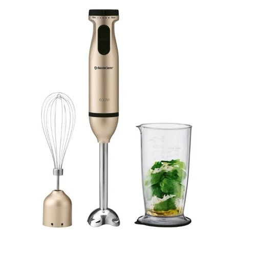 2-in-1 Hand Blender, Mixer Silvercrest Beige Hand Blender Set
Opens in a new window or tab