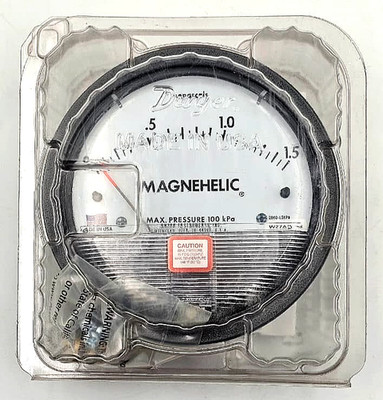 Dwyer Magnehelic | W27AD | Manometer | 0-1,5 Kilopascal, 100KPA Max | Hergest...