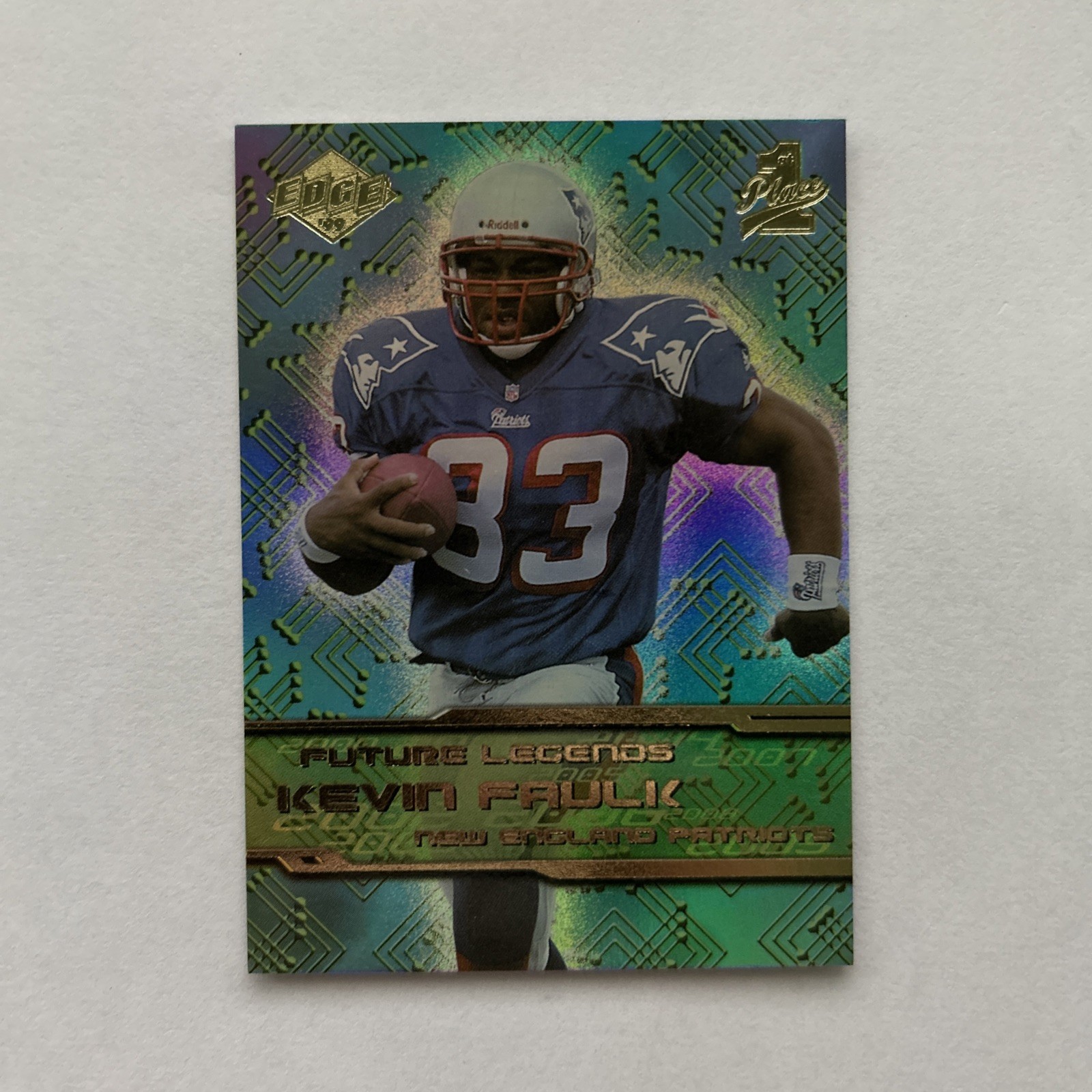 Kevin Faulk Collector's Edge 1st Place Future Legends #FL15 Base