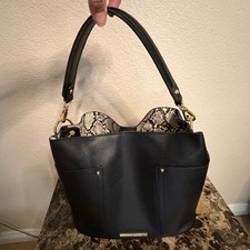 NWOT Steve Madden Black Pebble Hobo Bag without shoulder strap