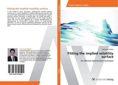 Immanuel Dobler | Fitting the implied volatility surface | Taschenbuch (2014)