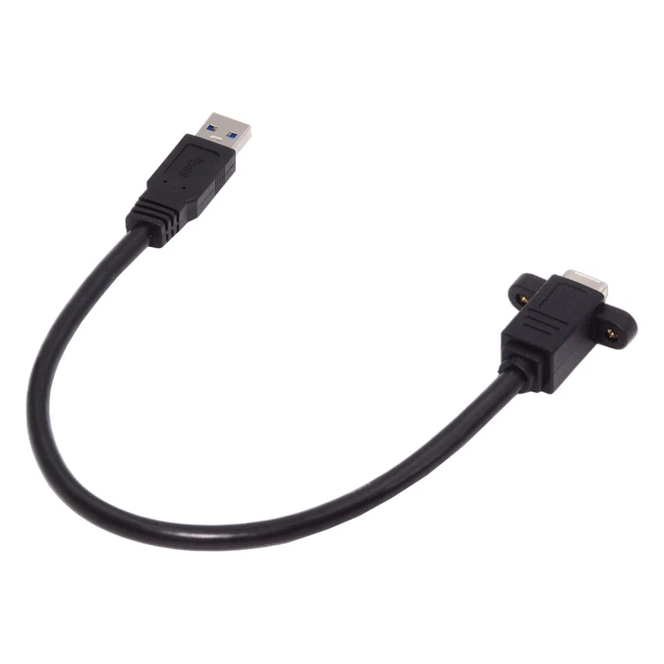 USB 3.0 Type-B Female to Type-A Male Cable | 5Gbps High-Speed Data Extension - Image 2 of 4