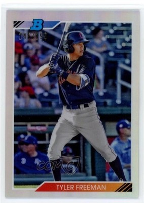 2020 Bowman Heritage Chrome Prospects Refractor /199 Tyler Freeman #92CP-TF r9d