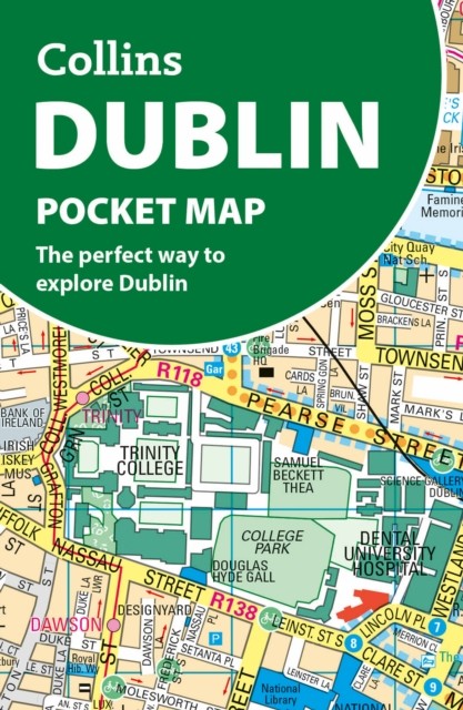 Dublin Pocket Map by Collins Maps (Sheet map, folded) - Image 3