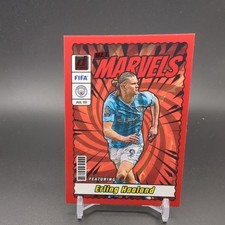 Erling Haaland 2023-24 Panini Donruss Soccer Net Marvels RED SP #11 Man City