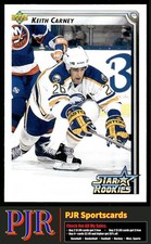 Keith Carney 1992-93 Upper Deck #402 Buffalo Sabres Rookie