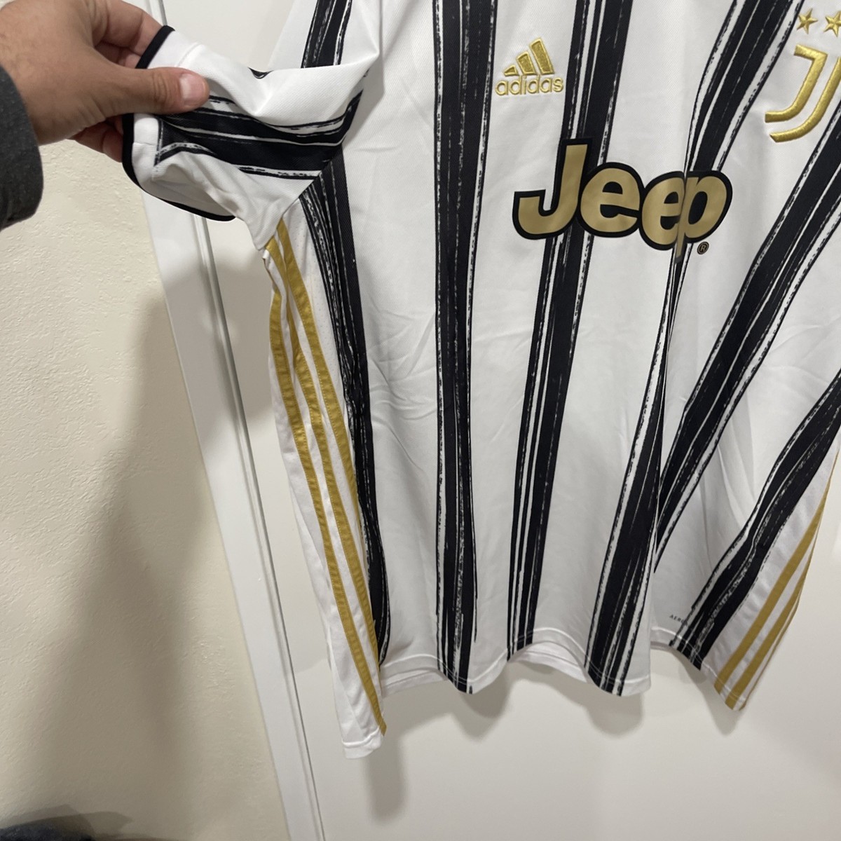 Juventus 20/21 Home Jersey 2XL White Ronaldo Era Good Cond Adidas