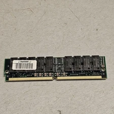 Vintage 72-Pin 8MB SIMM RAM Module Texas Instruments TMS44400DJ COMPAQ TM248NBK3