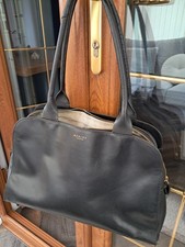 Radley London Shoulder Bag Womens Medium Black Leather Zip Work Tote Handbag