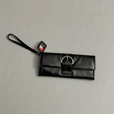 Mundi 3 For All Wristlet Mini Bar PVC Wallet  Snap Zip Pocket Strap Handheld