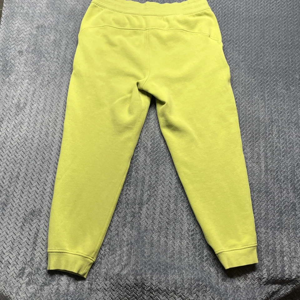 Lululemon Scuba Joggers Размер 12 Высотка Полная Длина Неоновая Стирка Желтый ЧИТАЙТЕ - Изображение 3 из 4