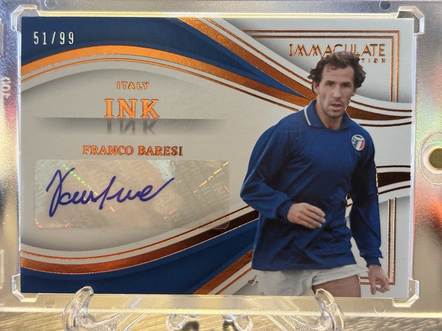 2023-24 Panini Immaculate Soccer Franco Baresi Autograph /99 #IK-FB Italy