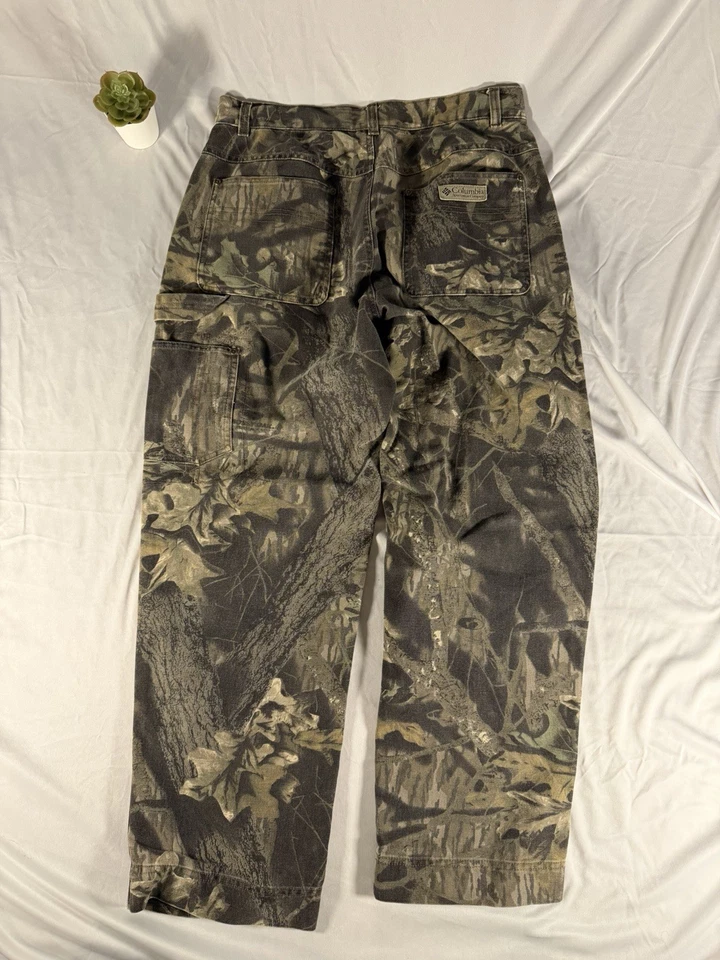 Pantalones Columbia Carpenter Doble Rodilla Camuflados Talla 32 X 30 Jean Cargo Foto 2 de 4