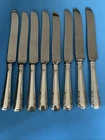 Lot 8 Courtship by International Sterling Lunch Knives -9 1/8” MINT