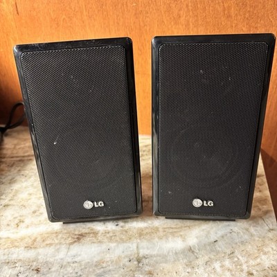 Pair Of LG SB95SA-S Rear Speakers W/ Pair Surround Sound  needs Wires !