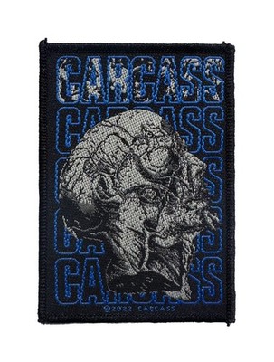 Carcass Necro Head Battle Jacket Sew On Woven Patch - OFFICIAL 11-3