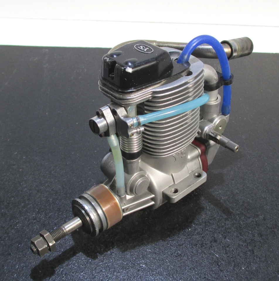 YS DZ-140 F3A 23cc 4-cycle glow engine with muffler, used for R/C airplane f/s - Image 2 of 4