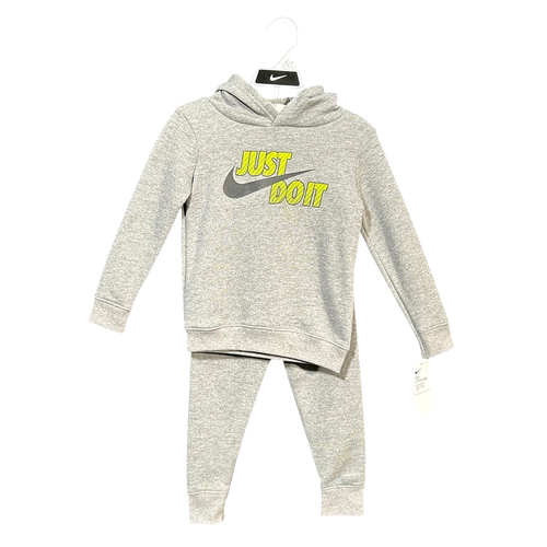 Nike Little Boys Fleece Pullover Hoodie & Joggers Outfit Set Size 4 Gray-Green - Bild 9 von 10