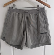 Burlebo Men s Gray Athletic/Training Shorts Moisture Wicking 4-Way Stretch Sz S