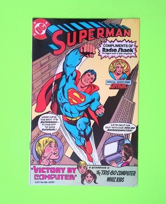 Superman Radio Shack Giveaways #1981 1980 DC Comics High Grade Comic Book B57-30