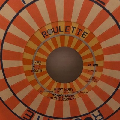 Tommy James & Shondells    Mony Mony / One Two Three & I Fell 7'' 45
