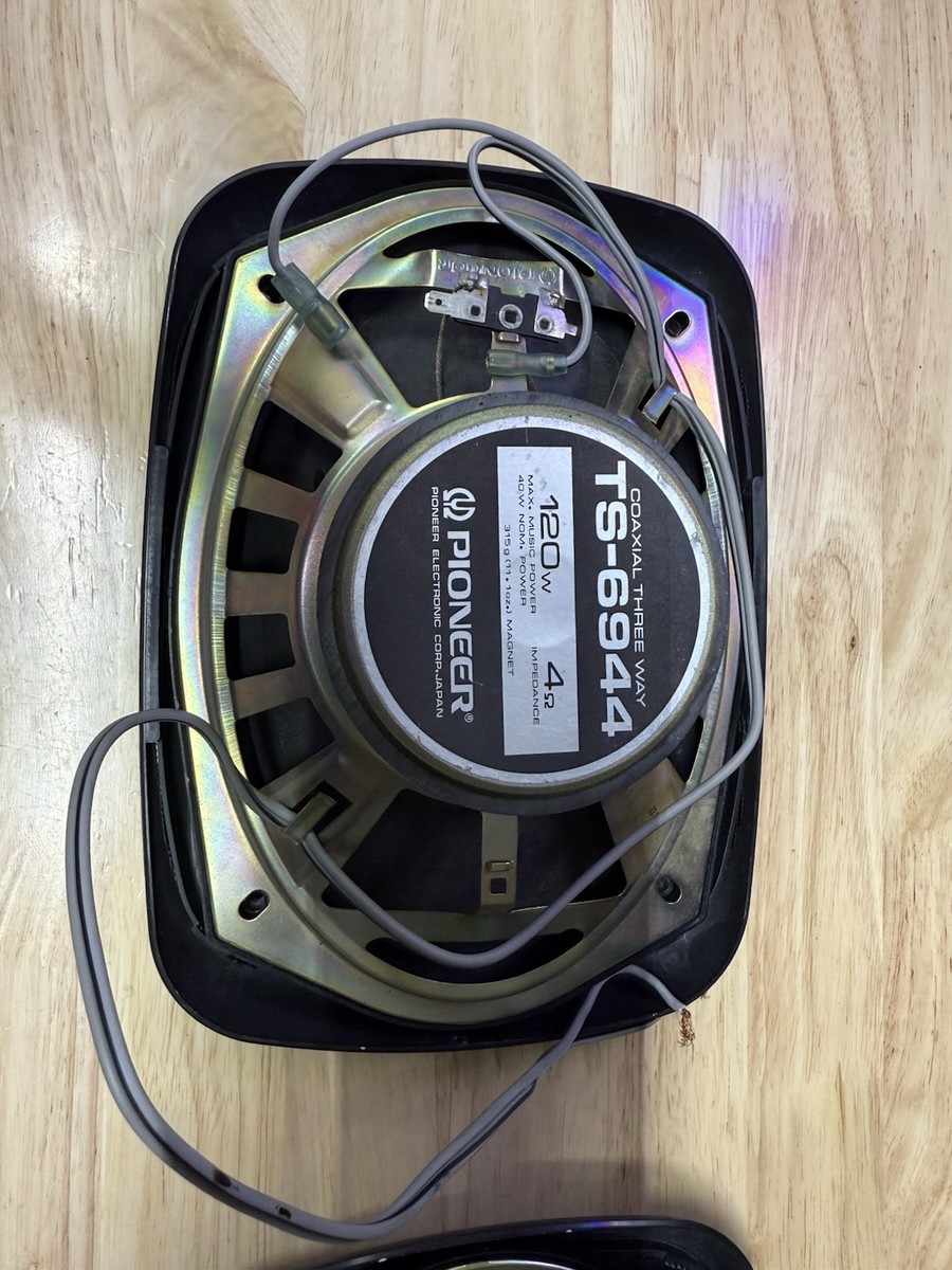 Vintage Pioneer TS-6944 3-Way Car Speakers 120 Watts — Old School