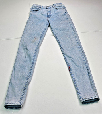 Levis Mile High Super Skinny Jeans Light Wash Stretch Denim Womens Size 28