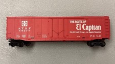 Santa Fe HO Scale El Capitan ATSF 49277 Red 50' Box Car Model