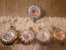 Vintage Glass Ball Christmas Ornaments Set of...