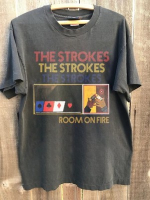 The Strokes  Room on Fire T-Shirt chacoal color shirt  AN67726