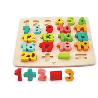Hape Holzpuzzle Rechenschritte - Lernspielzeug FüR Kinder Ab 3 Jahren