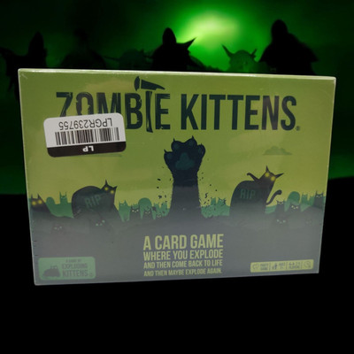 ZOMBIE KITTENS Game The Evolution Of Exploding Kittens Card Game Ages 7+ New
