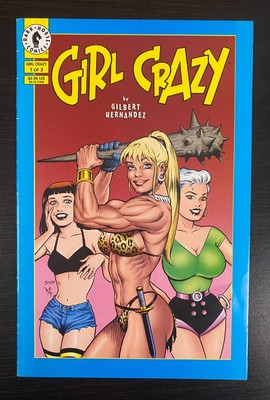 Girl Crazy #1 (Dark Horse Comics 1996) Fine | Dave Stevens & Gilbert Hernandez
