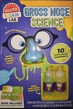Klutz Steam Lab Gross Nose Science Book and Experiments Set - Ages 7 