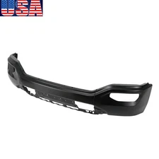 For 2016 2017 2018 GMC Sierra 1500 Front Bumper Black Steel Face Front */