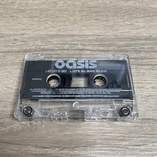 Oasis Go Let It Out / Let's All Make Believe Rare Cassette Single - RKIDCS 001 - Picture 6 of 9