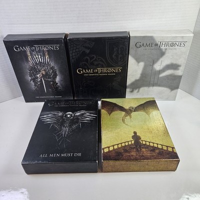Game of Thrones: Season 1,2,3,4,5 - First, Second, Third, Fourth, Fifth DVD Lot