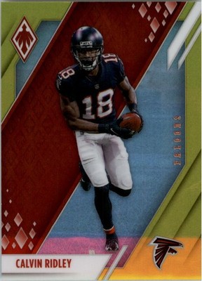 2021 Panini Phoenix Yellow #15 Calvin Ridley /75 - FB