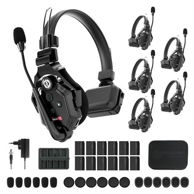 Hollyland Solidcom C1 Vollduplex Headset drahtlose Gegensprechanlage, 1100 Fuß Team