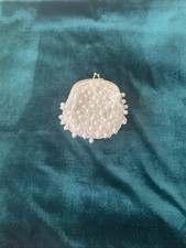 Vintage Walborg Beaded Kiss Lock Coin Purse Made in Hong Kong