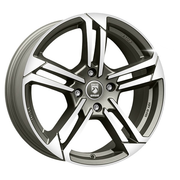 ALLOY WHEEL MOMO TWIST FOR HONDA ZR-V 7X17 5X114,3 MATT GRAPHITE POLISHED E7K