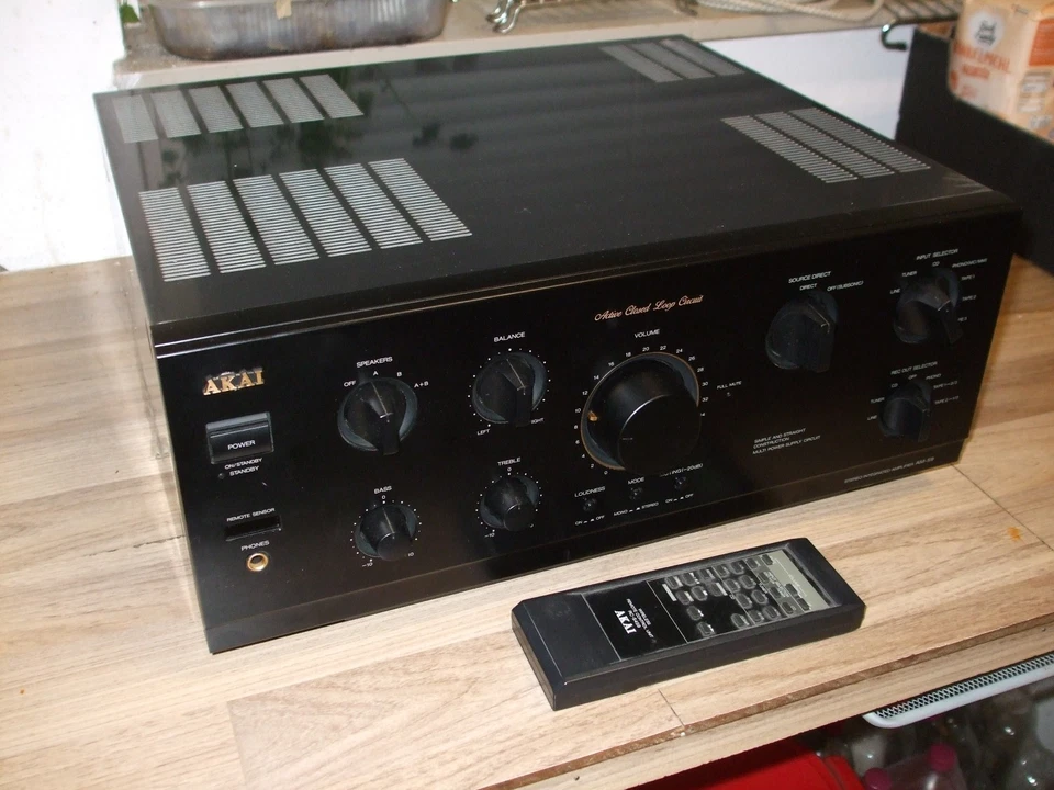 Akai AM-59 with Remote control in Original plastic foil. - Bild 2 von 4