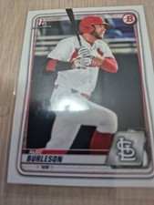 2020 Bowman Draft BD-45 Alec Burleson 1st Bowman Paper St. Louis Cardinals